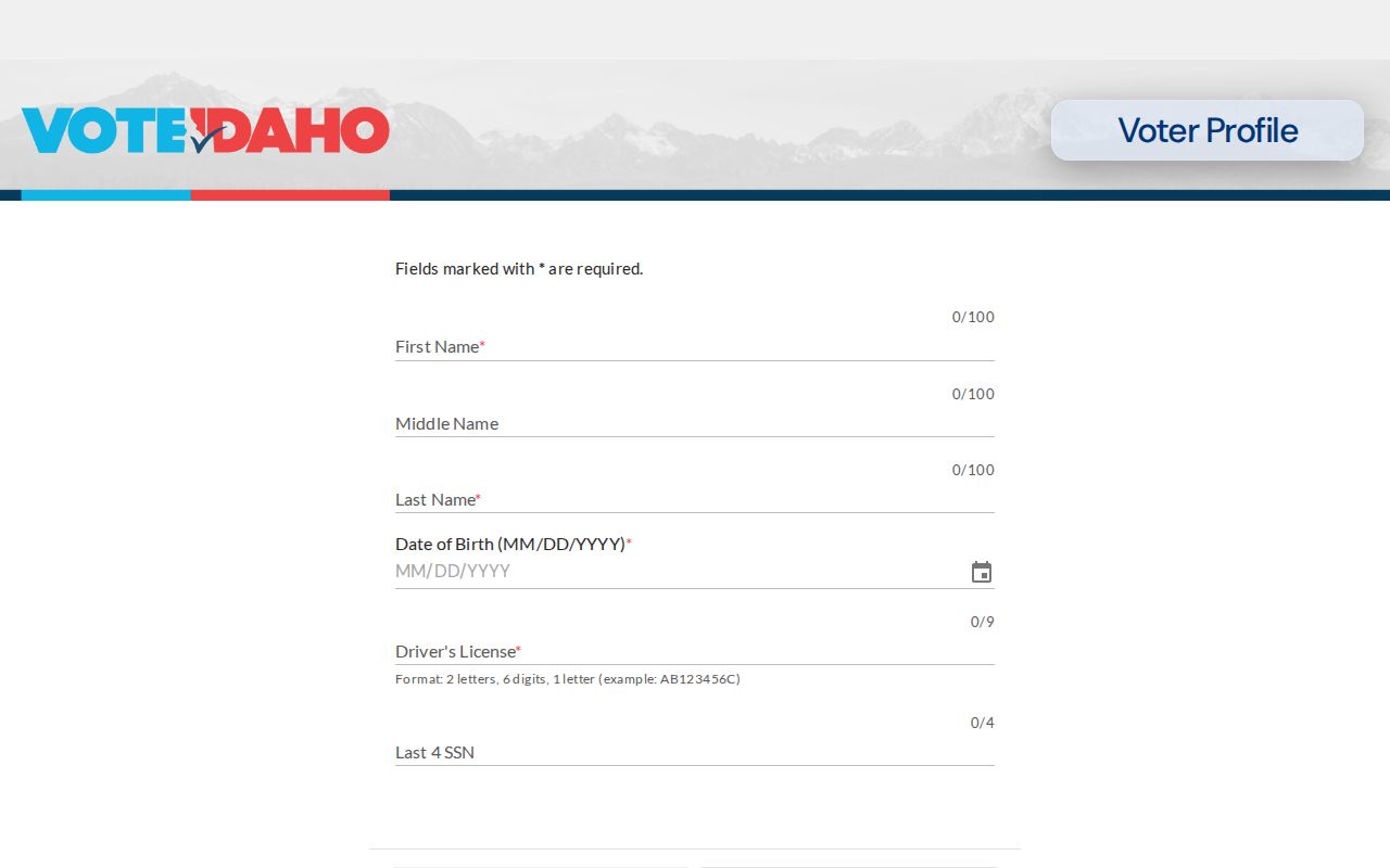 Twin Falls resident lookup Idaho voter status search